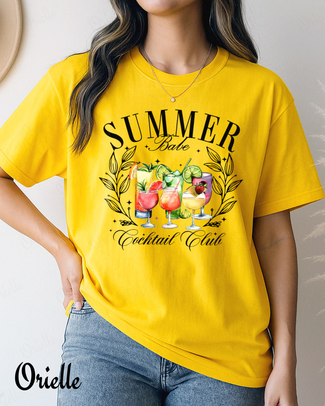 Laza szabású Cocktail Club póló