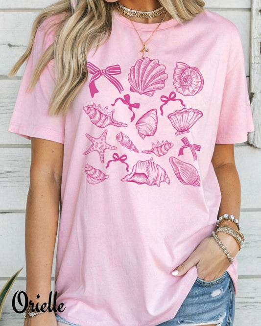 Laza illeszkedés? Girly Sheashells póló